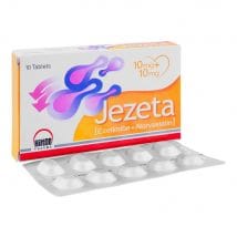 Jezeta Tablets 10Mg/10Mg (1 Box = 1 Strip)(1 Strip = 10 Tablets)