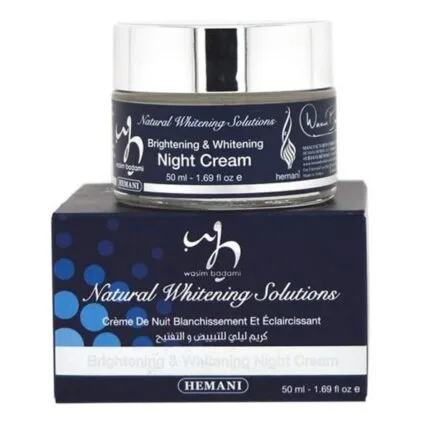 Hemani Natural Whitening Solutions Brightening And Whitening Night Cream 50Ml