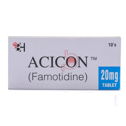 Acicon 20 mg (Famotidine) Tab 10's