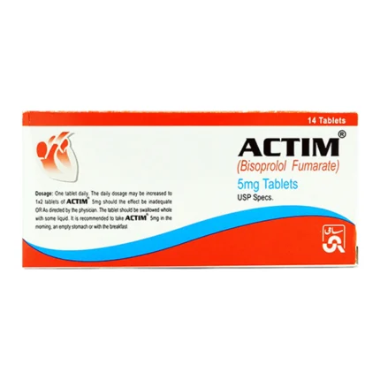 Actim 5 mg (Bisoprolol Fumarate) Tab 14's