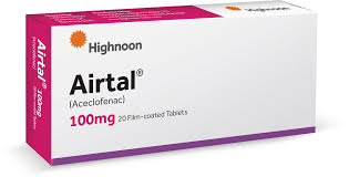 Airtal 100 mg (Aceclofenac) Tab 20's