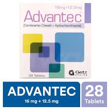 Advantec 16/12.5 mg (Candesartan+Hydrochlorothiazide) Tab 28's