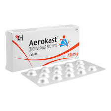 Aerokast 10 mg (Montelukast) Tab 14's