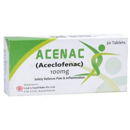 Acenac 100 mg (Aceclofenac) Tab 30's