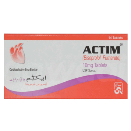 Actim 10 mg (Bisoprolol Fumarate) Tab 28's