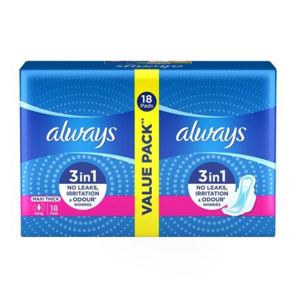 Always Ultra Sanitary Pads Long Value Pack 3 in 1