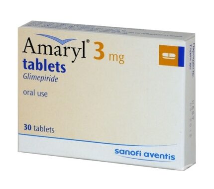 Amaryl 3 mg (Glimepiride) Tab 30's