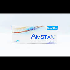 Amstan 10/160 mg (Amlodipine + Valsartan) Tab 14's