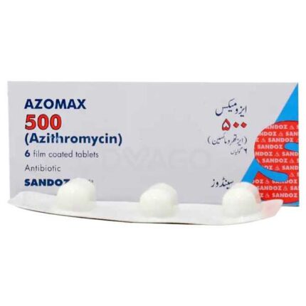 Azomax 500 mg (Azithromycin) Tab 6's