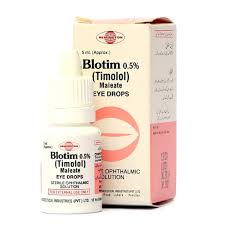 Blotim 0.5% (Timolol) 5ml  Eye Drop