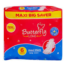 Butterfly Maxi Thick Long 6 Pads
