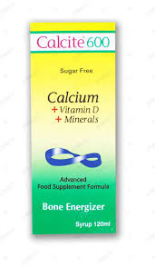 Calcitee 600 (Calcium+Vitamin D) Syp 120 ml