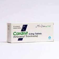 Cardnit 2.6 mg (Glyceryl Trinitrate) Tab 30's