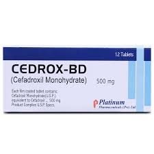Cedrox-BD 500 mg (Cefadroxil) Tab 20's