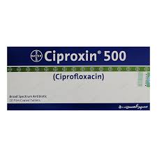 Ciproxin 500 mg (Ciprofloxacin) Tab 10's