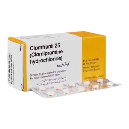 Clamfranil 25 mg (Clomipramine Hydrochloride) Tab 100's