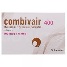 Combivair 400+6 mcg (Budesonide+Formoterol) Cap 30's