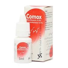 Comox (Dexamethasone+Moxifloxacin) Eye Drops