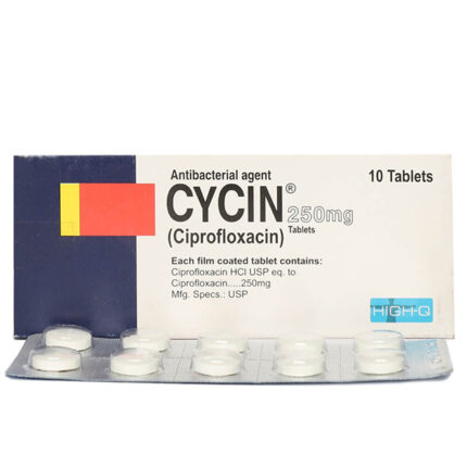 Cycin 250 mg (Ciprofloxacin) Tab 10's