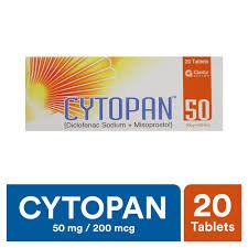 Cytopan 50 (Diclofenac+Misoprostol) Tab 20's