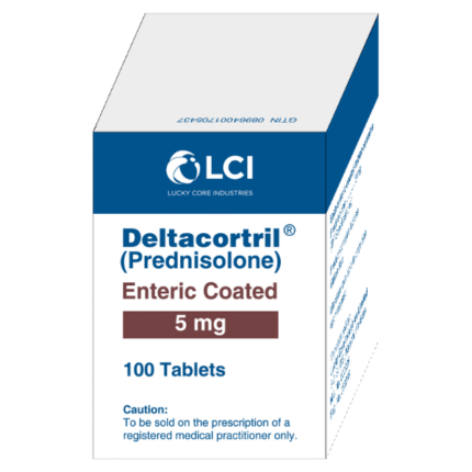 Deltacortril EC 5 mg (Prednisolone) Tab 100X1's
