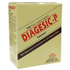 Diagesic-P (Caffeine+Paracetamol+Thioridazine) Tab 100's
