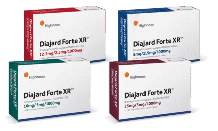 Diajard Forte XR 25/5/1000 mg (Empagliflozin+Linagliptin+Metformin) Tab 14's