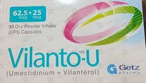 Vilanto-U 62.5mcg+25mcg DPI Cap 30's