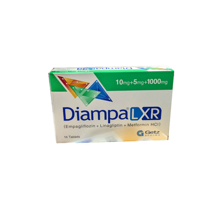 Diampa-L XR 10/5/1000 mg (Empagliflozin+Linagliptin+Metformin) Tab 14's
