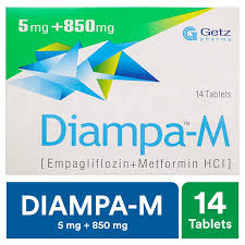 Diampa-M 5/850 mg (Empagliflozin+Metformin) Tab 14's