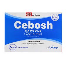 Cebosh 400 mg (Cefixime) Cap 5's
