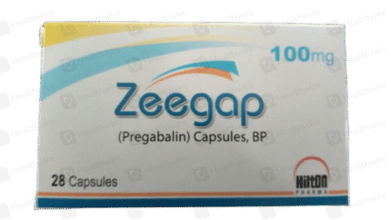 Zeegap 100 mg (Pregabalin) Cap 28's