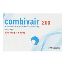 Combivair 200+6 mcg (Budesonide+Formoterol) Cap 30's