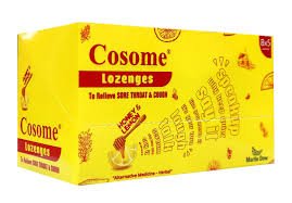 Cosome Lozenges Honey/Lemon S/F Tab