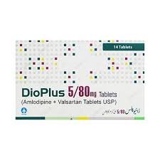 Dioplus 5/80 mg (Amlodipine+Valsartan) Tab 14's