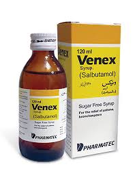 Venex (Salbutamol) Syp 120 ml
