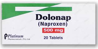 Dolonap EC 500 mg (Naproxen) Tab 20's