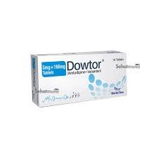 Dowtor 5/160 mg (Amlodipine+Valsartan) Tab 14's