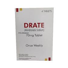 Drate (Alendronate Sodium) 70mg Tab 4's