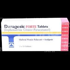 Duragesic Forte (Orphenadrine+Paracetamol) Tab 30's
