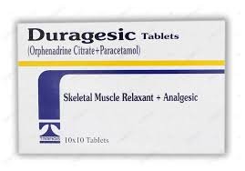 Duragesic (Orphenadrine+Paracetamol) Tab 100's