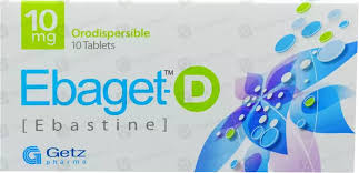 Ebaget-D 10 mg (Ebastine) Tab 10's