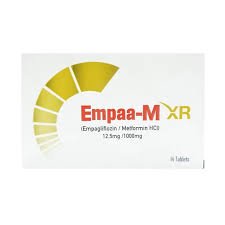 Empaa-M XR 12.5/1000 mg (Empagliflozin+Metformin) Tab 14's