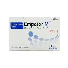 Empator-M 12.5/500 mg (Empagliflozin+Metformin) Tab 14's