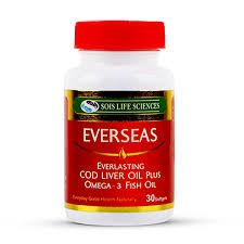 Everseas (Cod Liver Oil+Omega-3 Fish Oil) Softgel