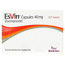 Esvin 40 mg (Esomeprazole) Cap 14's