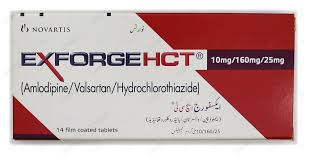 Exforge HCT 10/160/25 mg (Amlodipine+Valsartan+Hydrochlorothiazide) Tab 14's