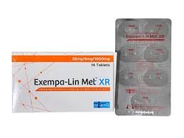 Exempa-Lin Met XR 10/5/1000mg (Empagliflozin+Linagliptin+Metformin) Tab 14's