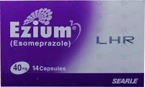 Ezium 40 mg (Esomeprazole) Cap 14's