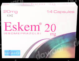 Eskem 20 mg (Esomeprazole) Cap 14's